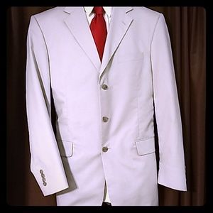 Light Gray 41 long JOS a Bank suit